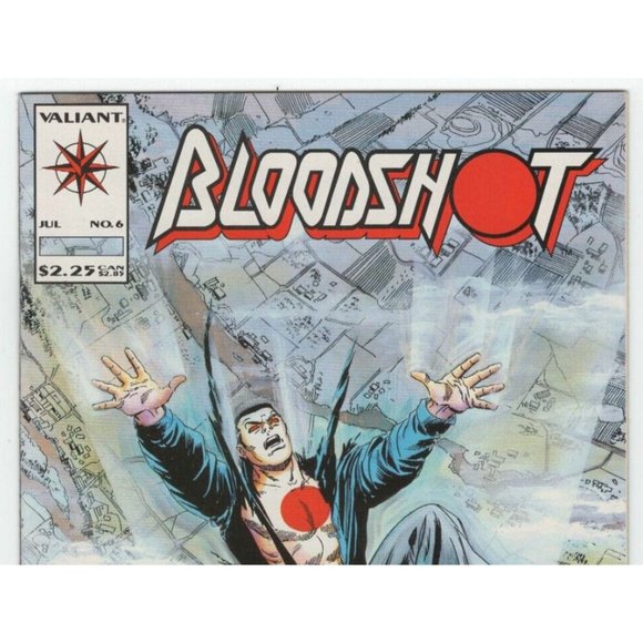 Comic Book Valiant Bloodshot #6 July 1993 Ninjak Vintage Collectible - Picture 4 of 10